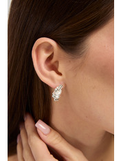 Сережки фігурні SER-13536 Сріблястий