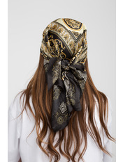 Хустка атласна APL-410 Чорний