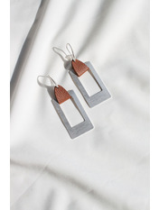 Сережки підвіски SER-21167 Сріблястий 1 Сріблястий