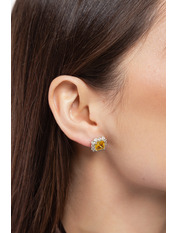 Сережки пусети SER-13702 Сріблястий Сріблястий 2