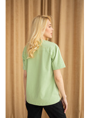 Футболка напівприталеного крою FUT-565 Зелений XS Фісташка