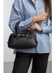 Сумка жіноча з натуральної шкіри з натуральної шкіри SYM-03866 Чорний