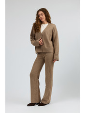 Трикотажний костюм KT-92606 one size Мокко Коричневий Мокко one size