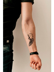 Боді-арт Т-111  "Сова геометрия"