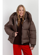 Куртка KR-366 42 Коричневий Молочний шоколад Молочний шоколад 42