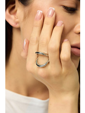 Каблучка KOL-3196 Сріблястий