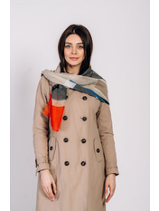 Шарф SY-2004 Капучиновий Коричневий