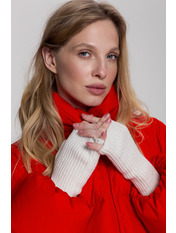 Мітенки M-102 Білий one size Білий one size