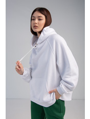 Худі вільне однотонне KOF-1120 Білий M