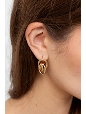 Сережки фігурні SER-94 Золотистий