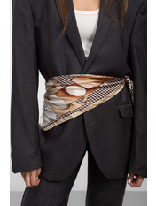 Хустка атласна APL-1526 Бежевий