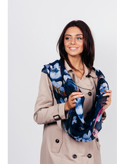 Снуд Кора Індиго Синій яя_172*65