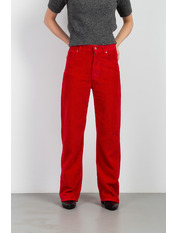 Джинси вельветові BRV-247826 Червоний 42 Червоний 42