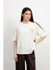 Футболка FUT-251111 Молочний one size Молочний one size