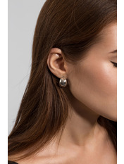 Сережки пусети SER-71 Сріблястий