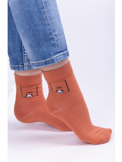 Шкарпетки В2852-1 Коричневий