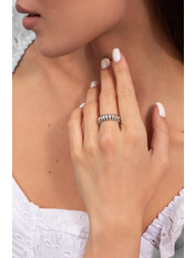 Каблучка KOL-115 Сріблястий