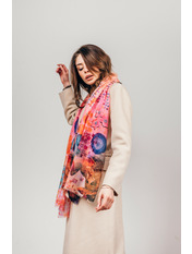 Шарф K-1908 Помаранчевий