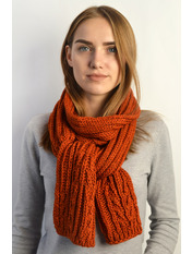 Шарф К-2 Цегляний Коричневий