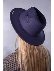 Капелюх фетровий KPF-Б1 Індиго Синій
