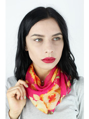 Хустина Мімі хризантема Малиновий