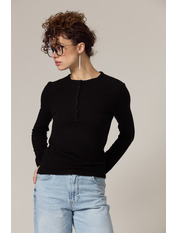 Лонгслів LNG-31544 L Чорний Чорний L