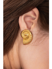 Сережки фігурні SER-13100 Золотистий