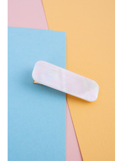 Заколка ZAK-706 Молочний 1 Білий