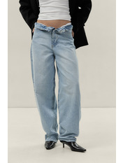 Джинси  BR-3144 Білий Блакитно-білий Блакитно-білий 42 42