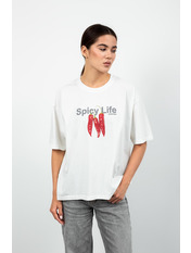 Футболка FUT-251102 Молочний one size Молочний one size