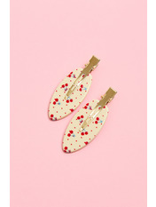 Набір заколок NZAK-0019 Молочний Молочний+червоний