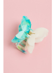 Крабик KR-0356 Білий Білий+салатовий