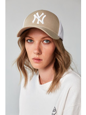 Бейсболка BK-1111 Біло-бежевий 57-58 Бежевий Білий