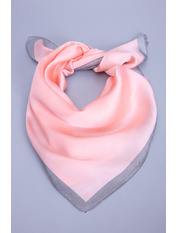 Хустка атласна PLA-21006 Червоний Персиковий