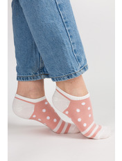 Шкарпетки SH-539-6 Рожевий Біло-рожевий 5