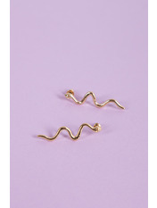 Сережки фігурні SER-12111 Золотистий