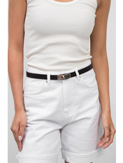 Ремінь шкіряний  96 см REM-06-20011r Чорний