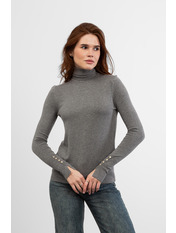 Водолазка   напівприталена GO-1268 one size Сірий Сірий one size