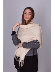 Шарф SH-PL-116 Світло-бежевий Коричневий Бежевий