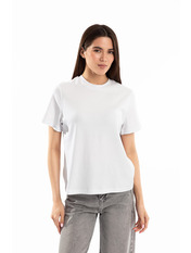 Футболка бавовняна прямого крою FUT-F-1046 M Білий Білий M