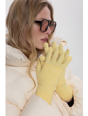 Рукавиці+мітенки М-106 Жовтий one size Жовтий one size