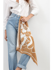 Хустка атласна APL-8255 Бежевий