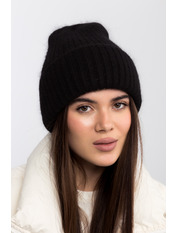 В'язана  шапка SHP-25006 Чорний