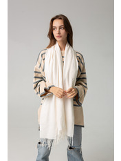 Шарф SH-1818 Білий Молочний