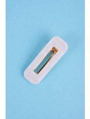 Заколка ZAK-706 Молочний 3 Білий