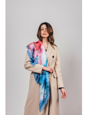 Хустина Ніколет Світло-блакитний Блакитний яя_87*87