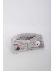Пов'язка на голову косметична Кессіді Сірий one size