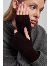 Мітенки М-19 one size Бургунді Фіолетовий Бургунді one size