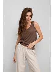 Топ FUT-251016 L Бежевий Мокко Мокко L