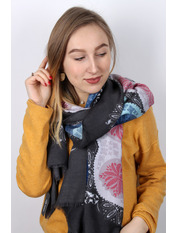 Шарф PK-1803 Графітовий Сірий